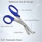 A2Z Scilab Trauma Shears 12/Pack Non-Stick 7.25 First Aid EMT Stainless Steel Scissors Royal Blue Handle A2Z-ZR873 - alternate 7